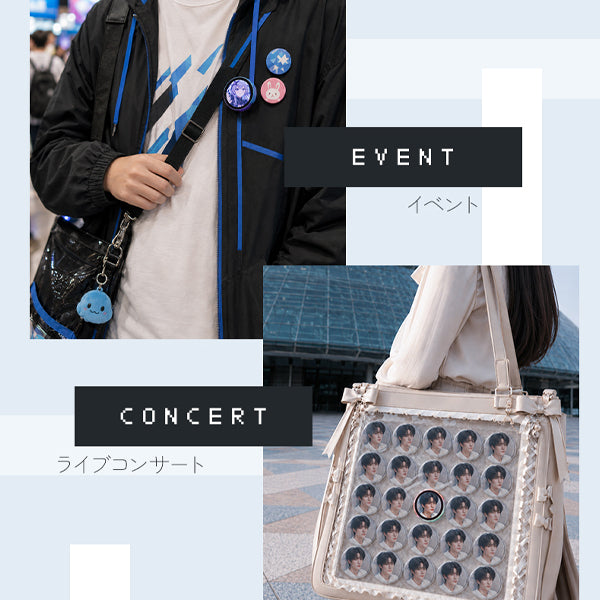 写真をスマホで転送するだけでバッジに表示できる「デジ推しバッジ」 電子ディスプレイバッジ スマートバッジ