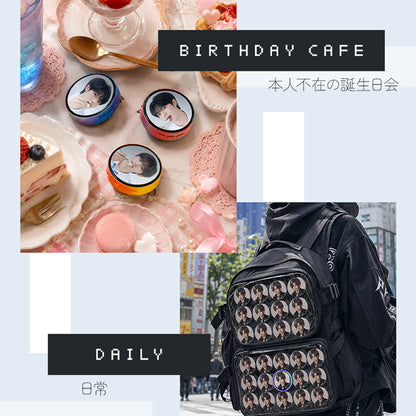 写真をスマホで転送するだけでバッジに表示できる「デジ推しバッジ」 電子ディスプレイバッジ スマートバッジ