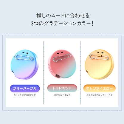 写真をスマホで転送するだけでバッジに表示できる「デジ推しバッジ」 電子ディスプレイバッジ スマートバッジ