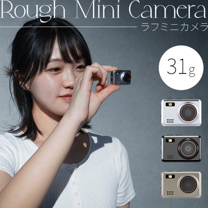 ミニカメラ 小型カメラ フィルム風 韓国 Y2K かわいい レトロ デジカメ Rough mini Camera